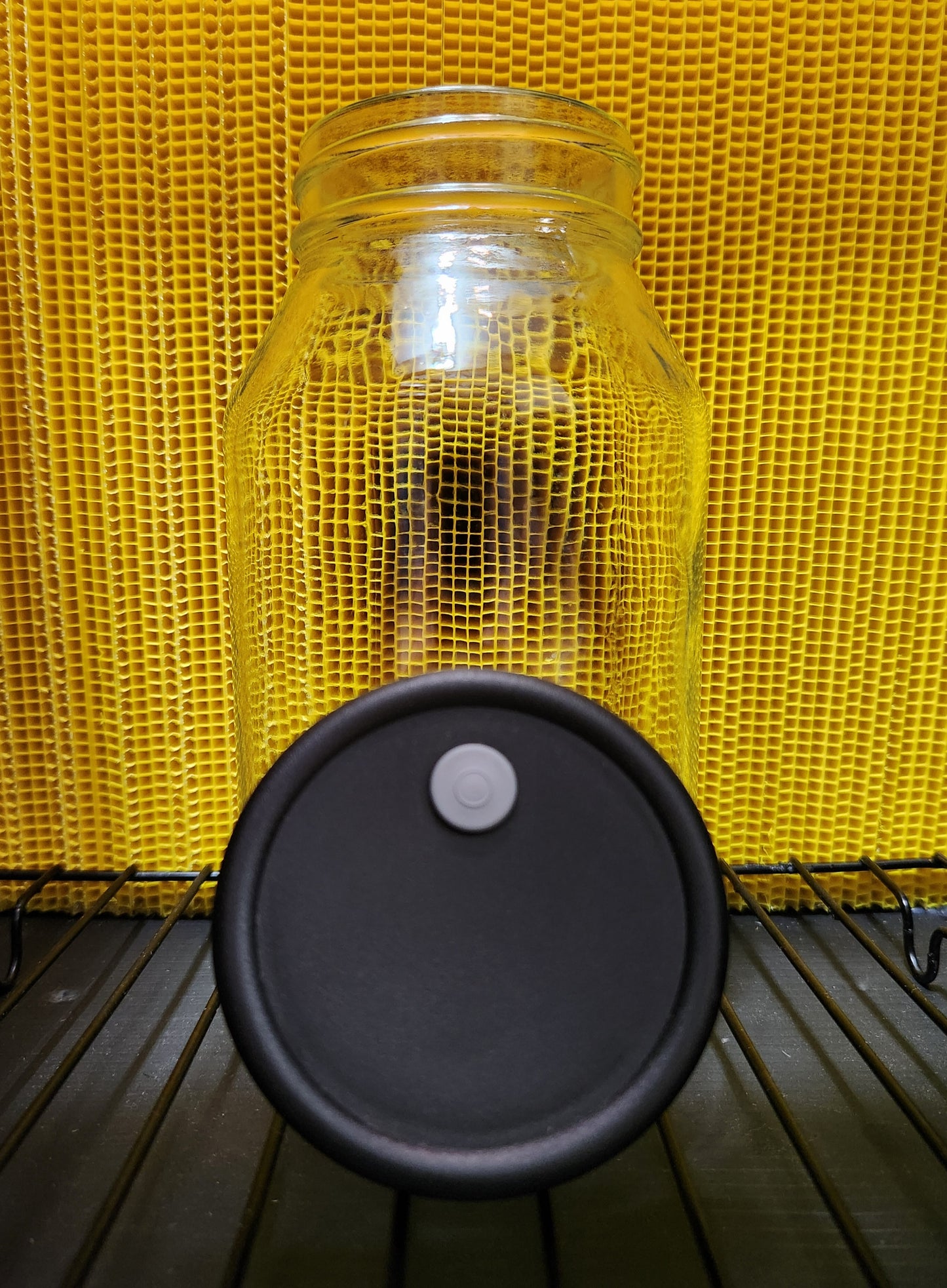 Sealed LC Jar/Lid Kit (1000 ml) - Injection Port