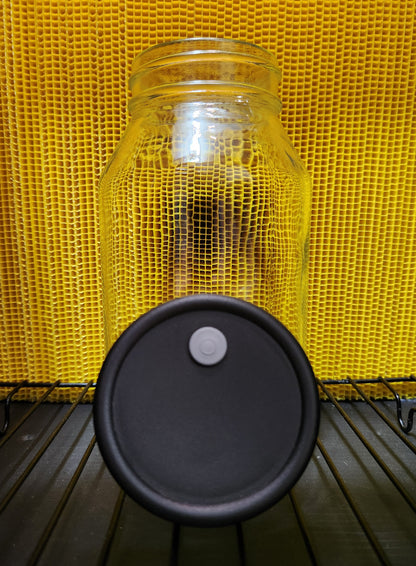 Sealed LC Jar/Lid Kit (1000 ml) - Injection Port