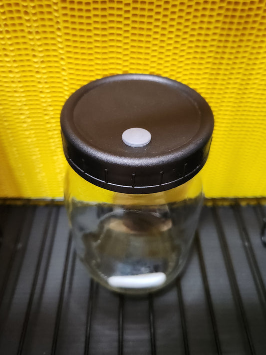 Sealed LC Jar/Lid Kit (500 ml) - Injection Port