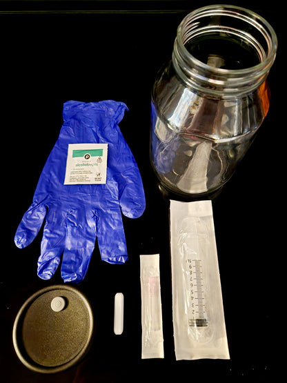 Set of 6 Sealed Liquid Culture Kit (700 ml) - Sterilized with Injection Port